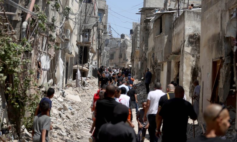 AA 20240723 35212360 35212334 AFTERMATH OF DESTRUCTION AT THE TULKARM REFUGEE CAMP IN WEST BANK 1721804550